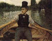 Gustave Caillebotte Sail meeting oil painting artist